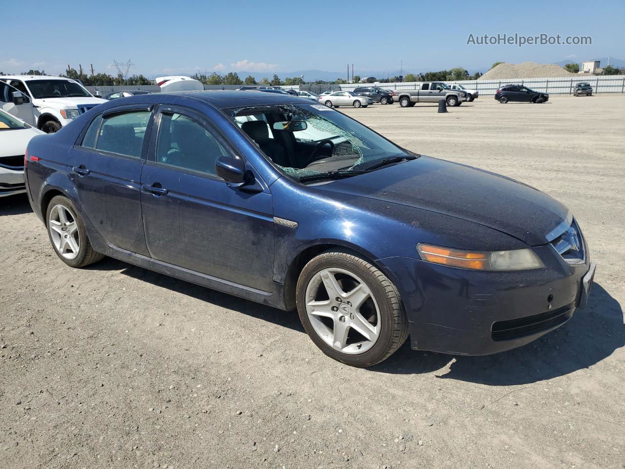 2005 Acura Tl  Blue vin: 19UUA66225A044532