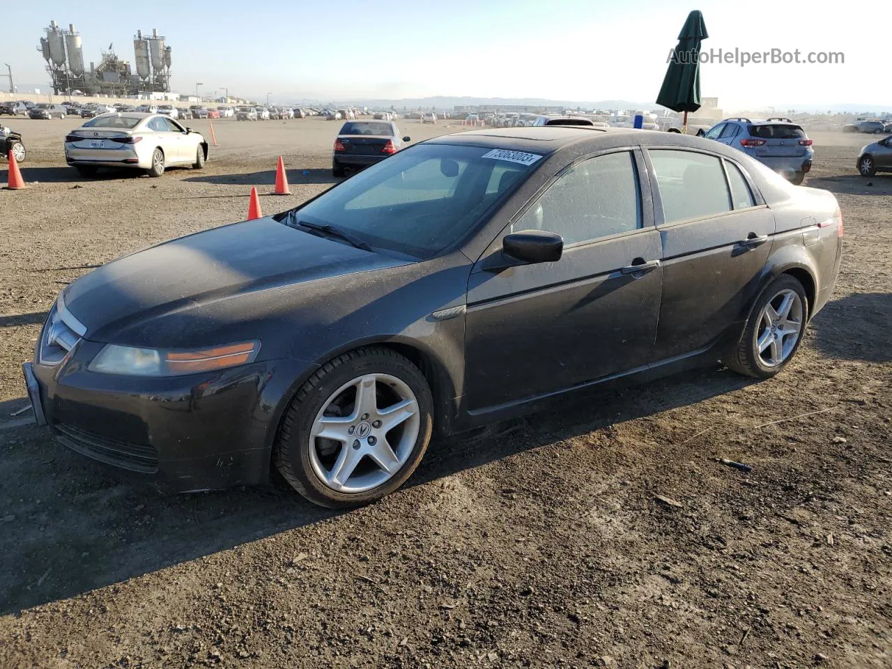 2005 Acura Tl  Black vin: 19UUA66225A070984