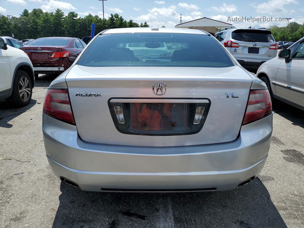 2008 Acura Tl  Silver vin: 19UUA66228A001734