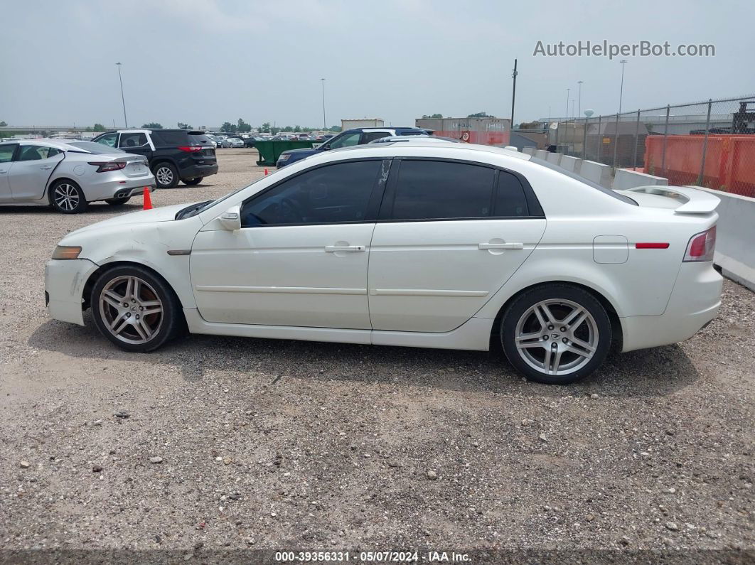 2008 Acura Tl 3.2 White vin: 19UUA66228A006853