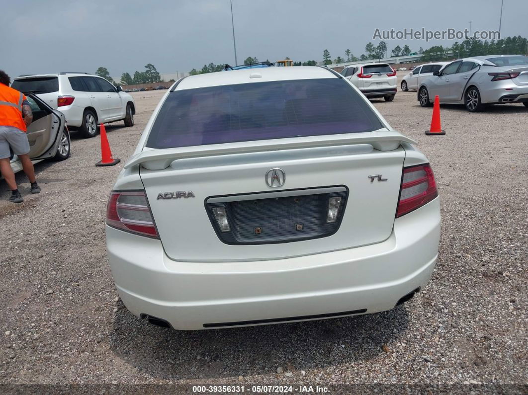 2008 Acura Tl 3.2 White vin: 19UUA66228A006853