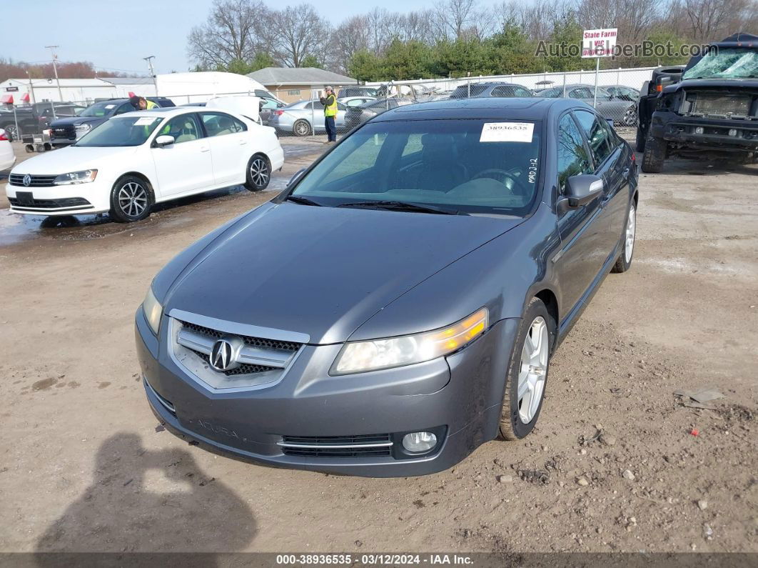 2008 Acura Tl 3.2 Gray vin: 19UUA66228A016332