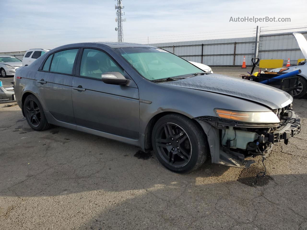 2008 Acura Tl  Gray vin: 19UUA66228A022373