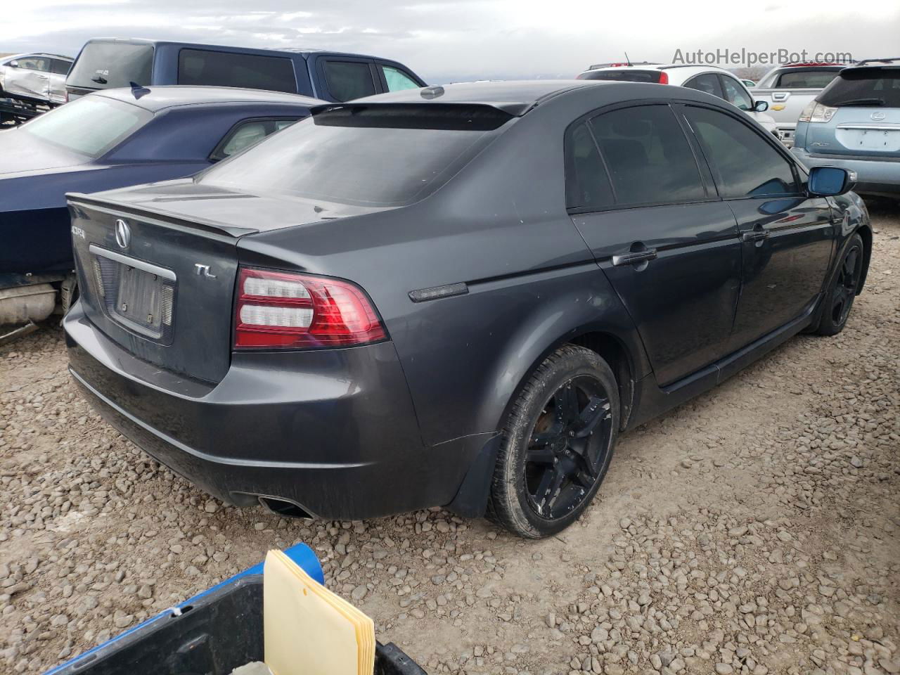 2008 Acura Tl  Gray vin: 19UUA66228A033437