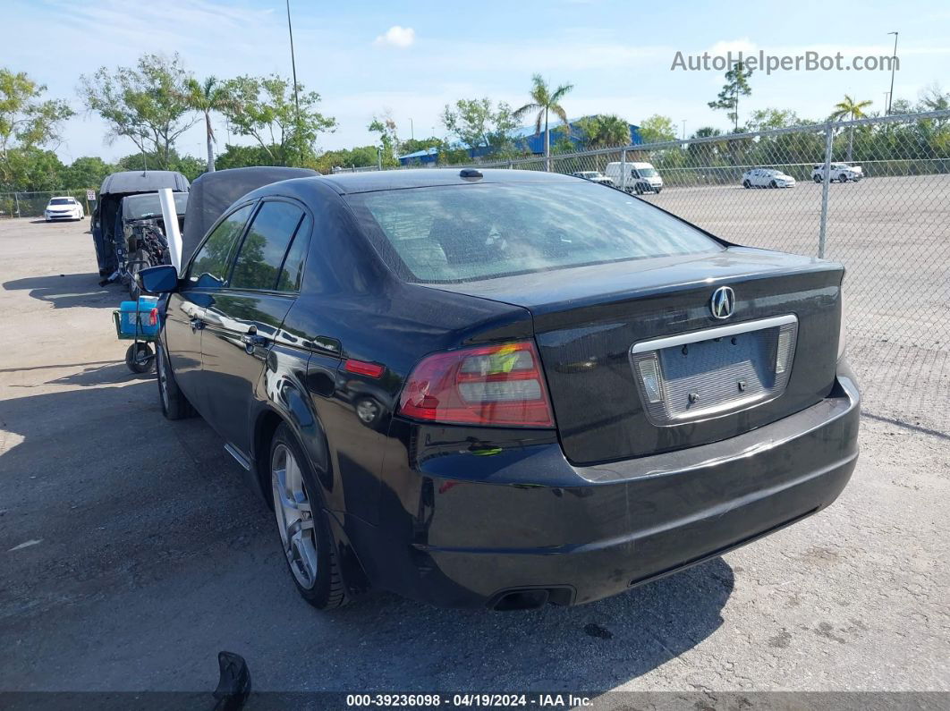 2008 Acura Tl 3.2 Black vin: 19UUA66228A035706