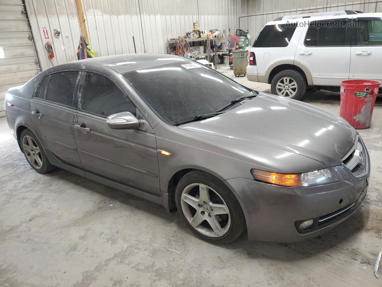 2008 Acura Tl  Gray vin: 19UUA66228A040193