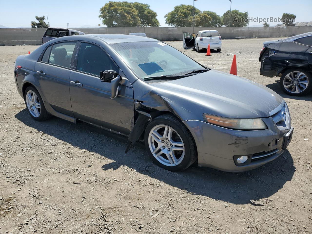 2008 Acura Tl  Silver vin: 19UUA66228A048942