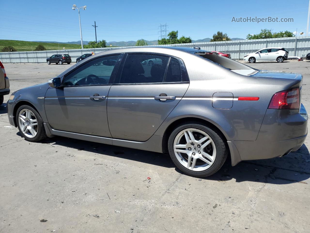 2008 Acura Tl  Gray vin: 19UUA66228A051422