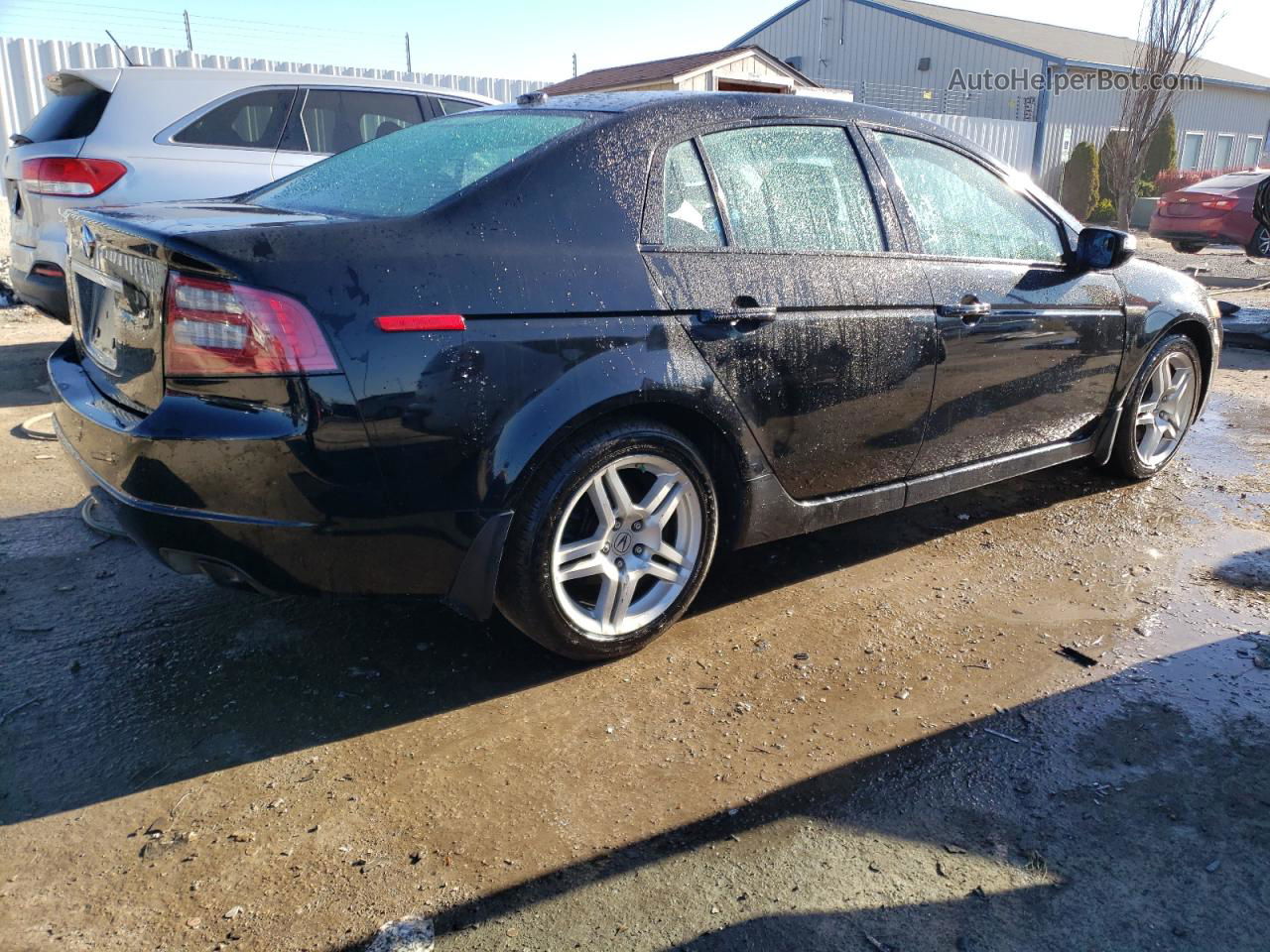 2008 Acura Tl  Black vin: 19UUA66228A055339