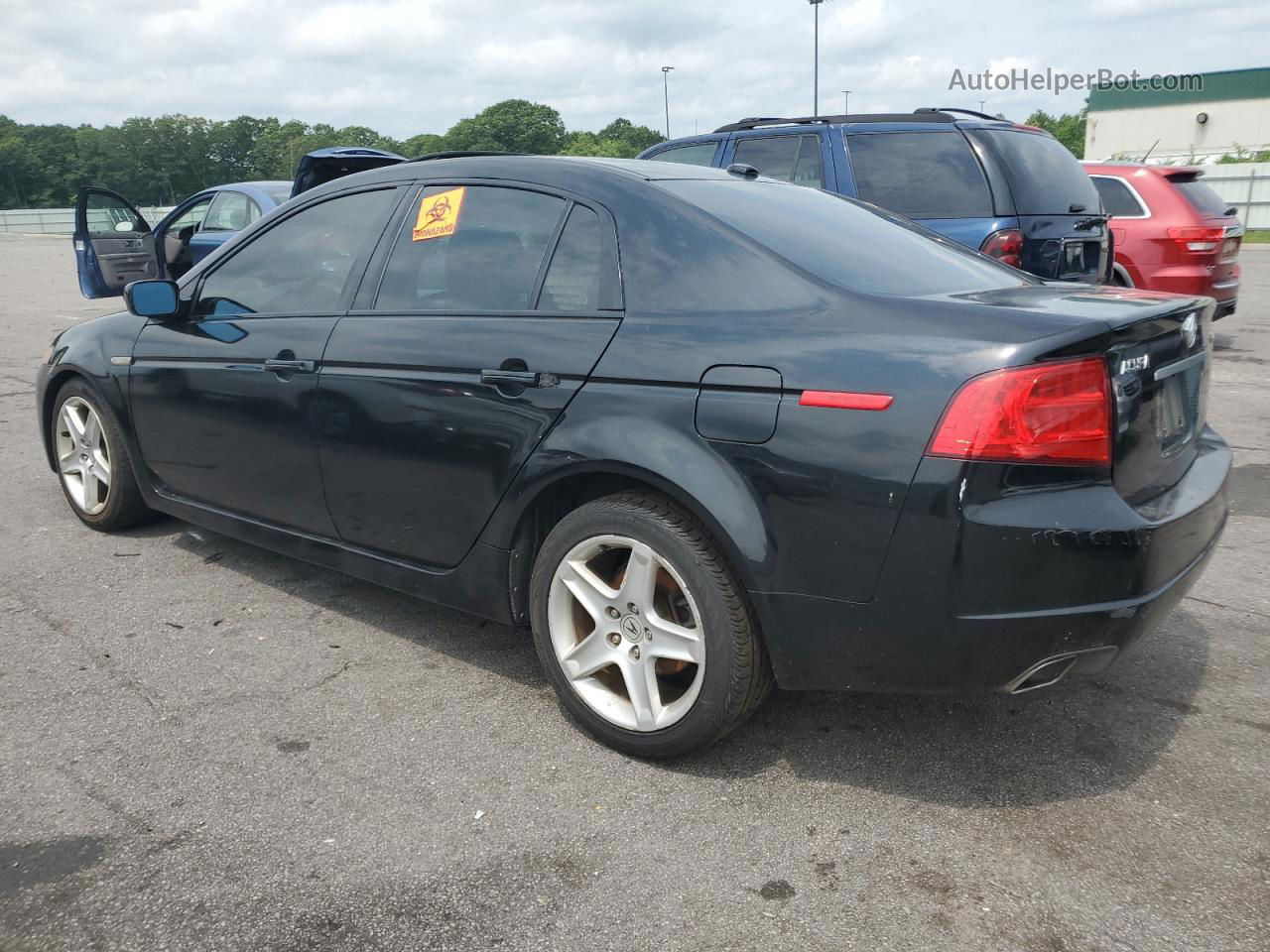 2005 Acura Tl  Black vin: 19UUA66235A002015