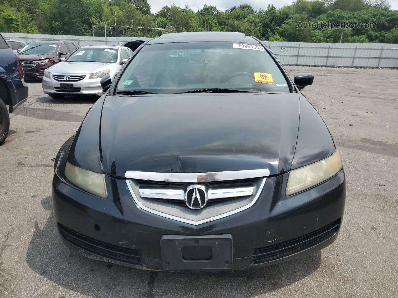 2005 Acura Tl  Черный vin: 19UUA66235A002015