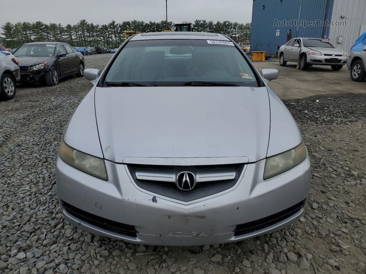 2005 Acura Tl  Silver vin: 19UUA66235A006095