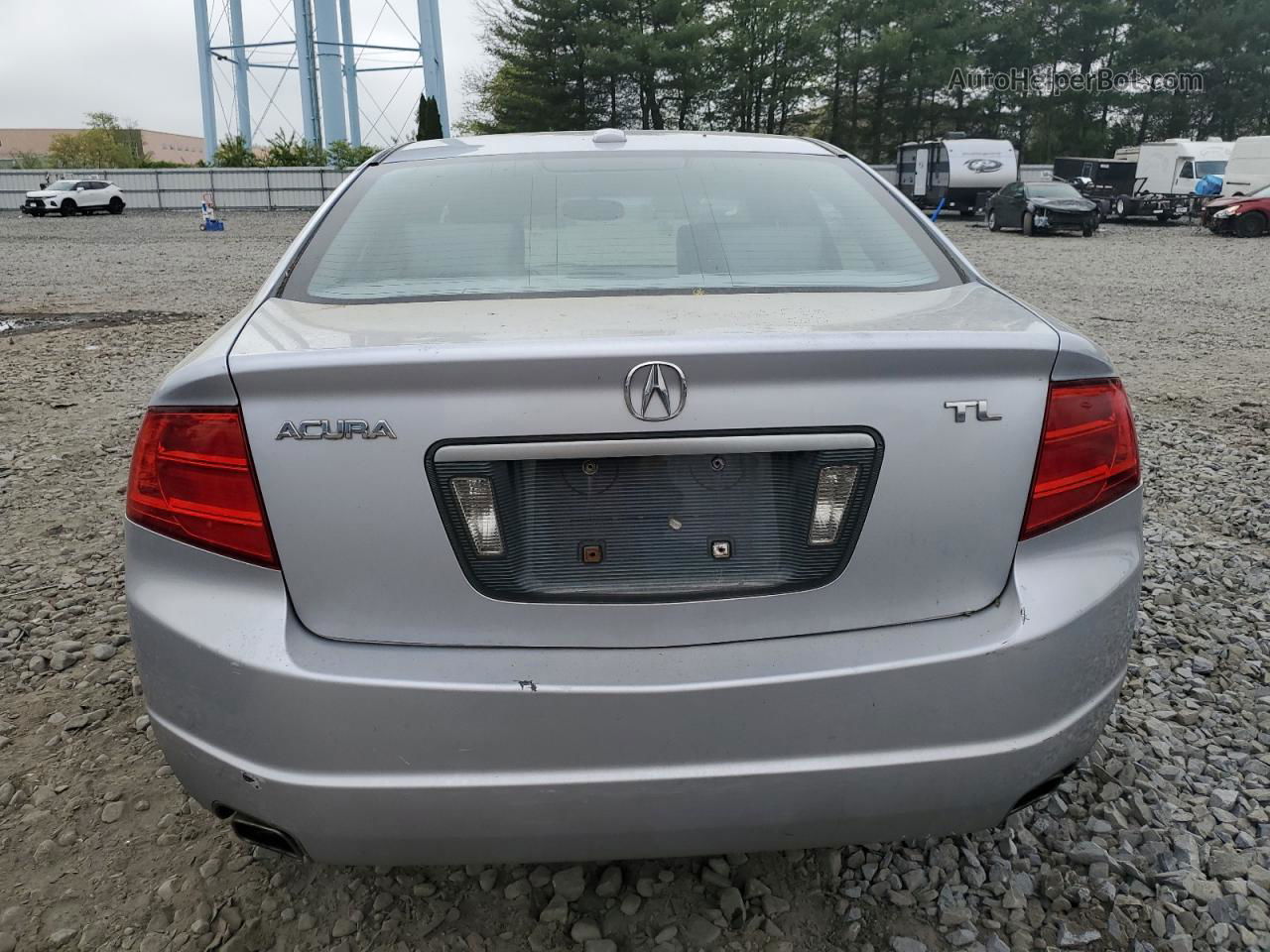 2005 Acura Tl  Silver vin: 19UUA66235A006095