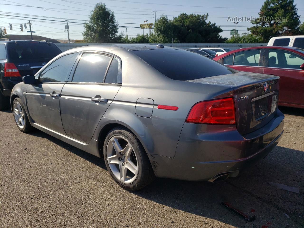 2005 Acura Tl  Silver vin: 19UUA66235A008106