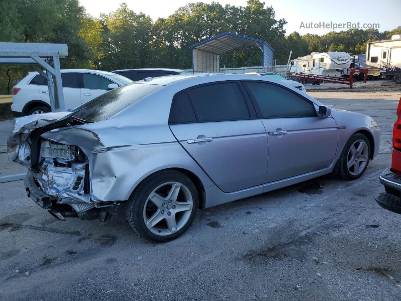 2005 Acura Tl  Silver vin: 19UUA66235A009711