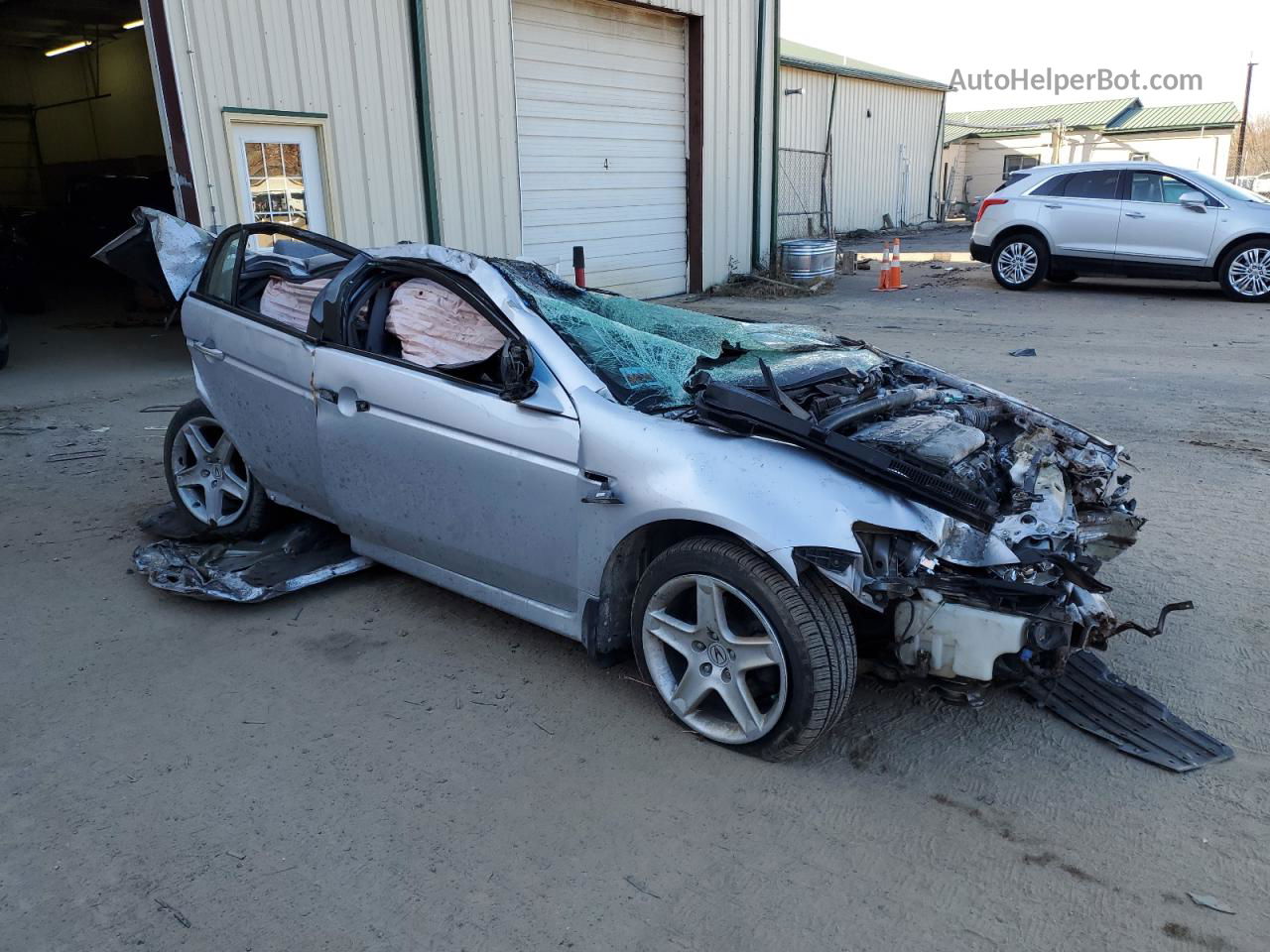 2005 Acura Tl  Silver vin: 19UUA66235A021079