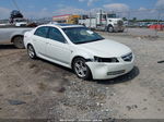 2005 Acura Tl   White vin: 19UUA66235A022989