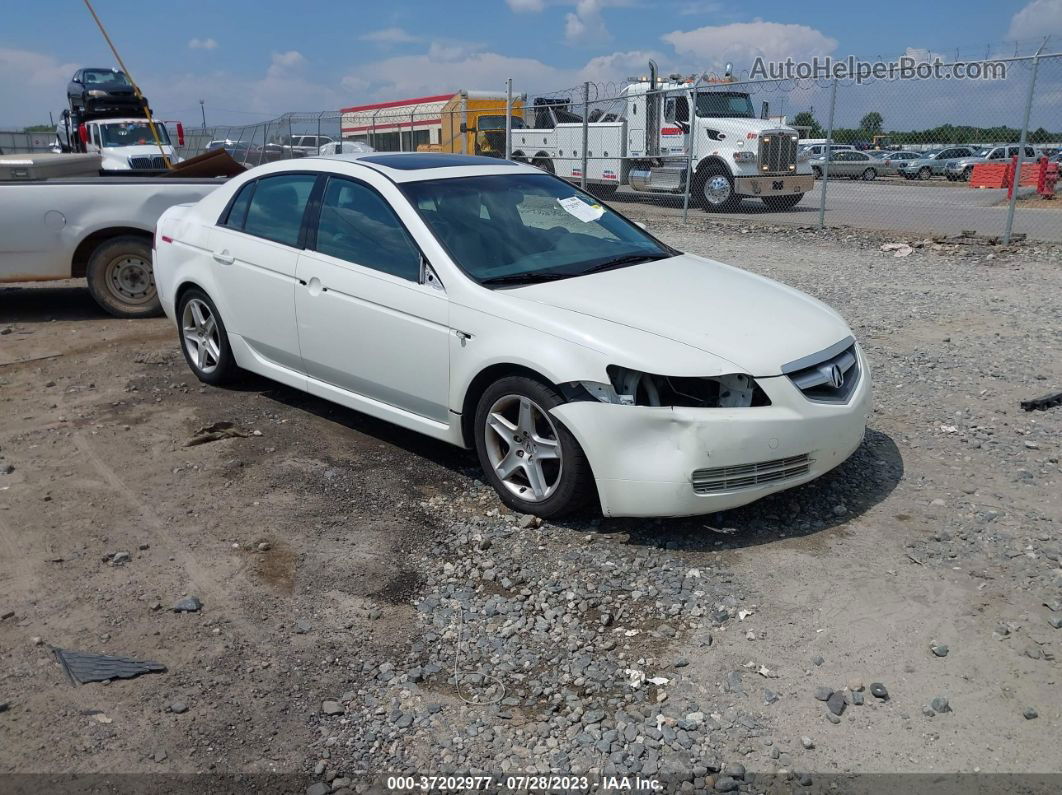 2005 Acura Tl   Белый vin: 19UUA66235A022989