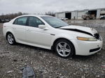 2005 Acura Tl  White vin: 19UUA66235A024046