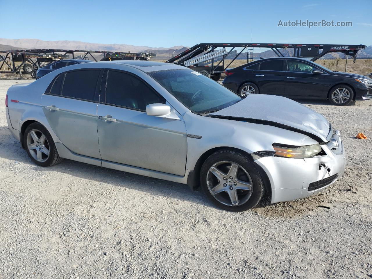 2005 Acura Tl  Silver vin: 19UUA66235A032583