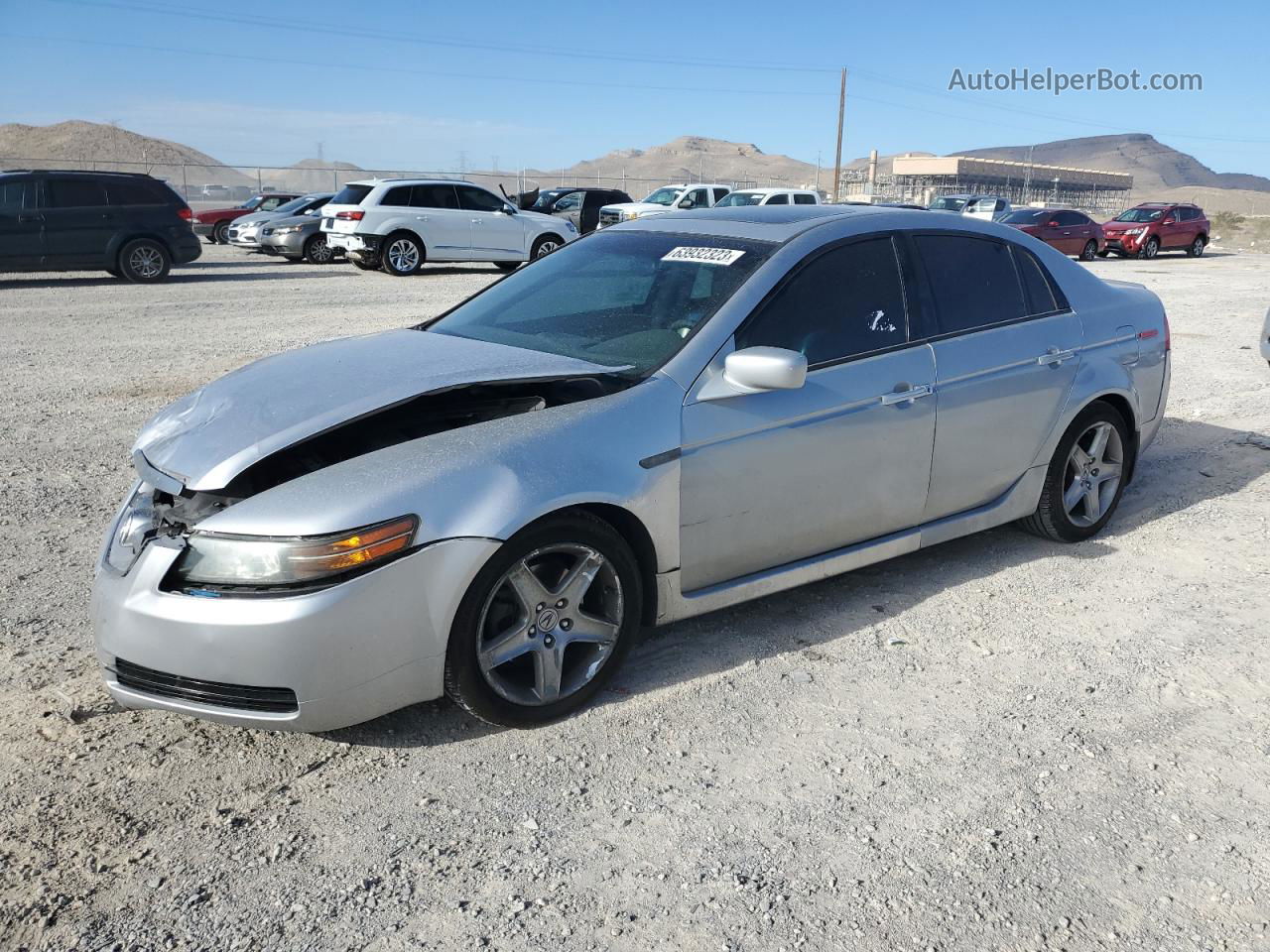 2005 Acura Tl  Silver vin: 19UUA66235A032583