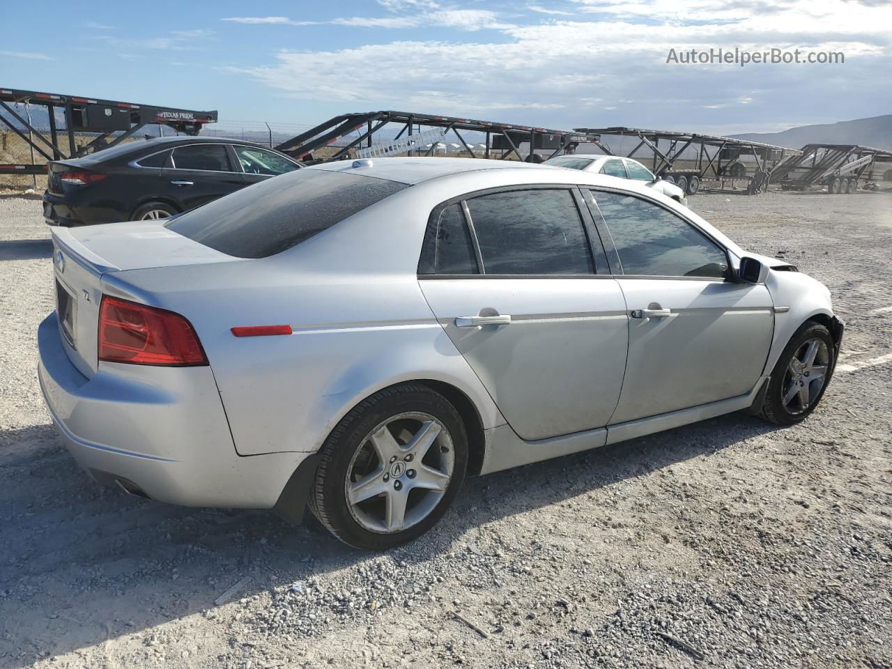 2005 Acura Tl  Silver vin: 19UUA66235A032583