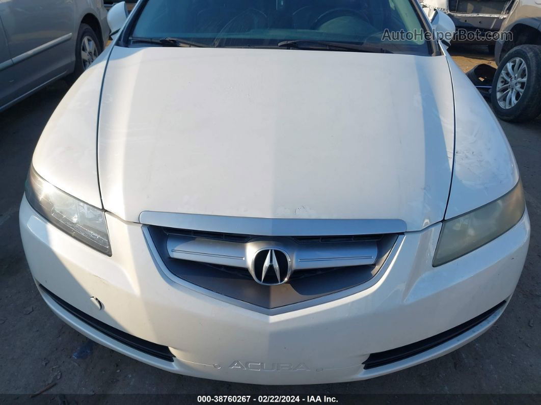 2005 Acura Tl   White vin: 19UUA66235A041851