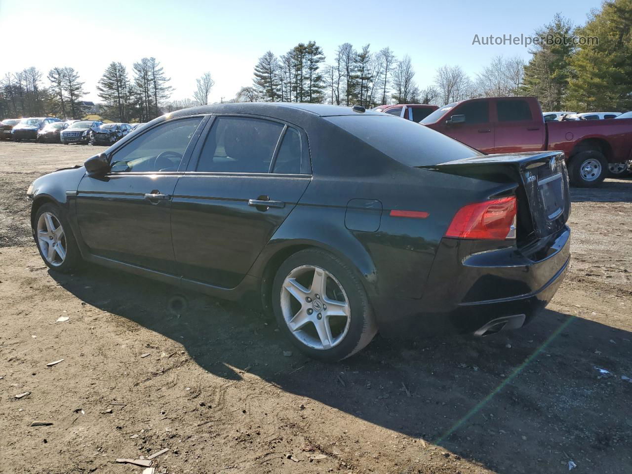 2005 Acura Tl  Black vin: 19UUA66235A066068