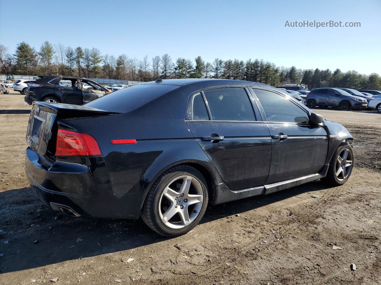 2005 Acura Tl  Black vin: 19UUA66235A066068