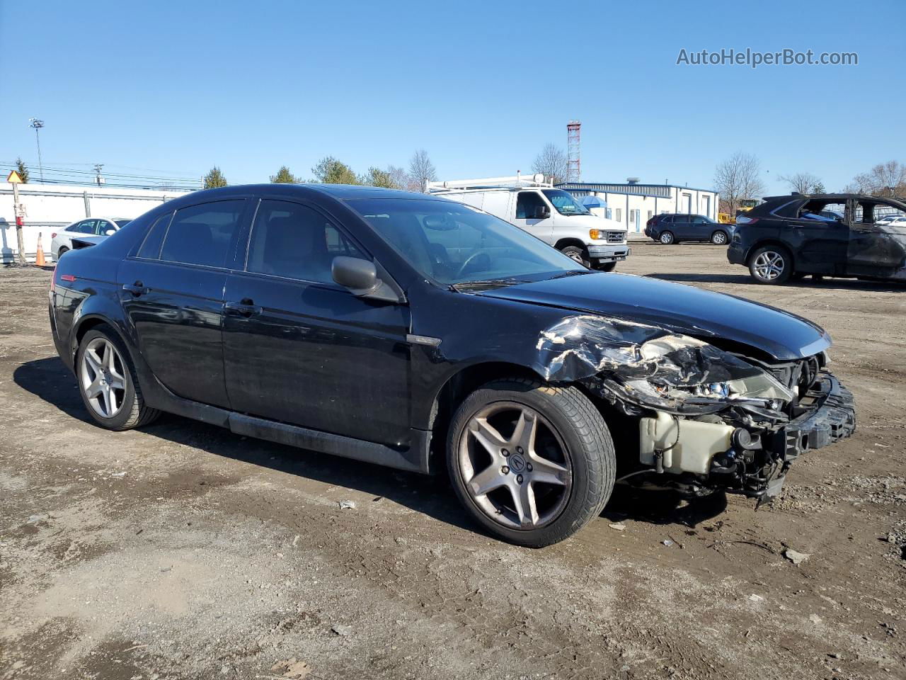 2005 Acura Tl  Black vin: 19UUA66235A066068