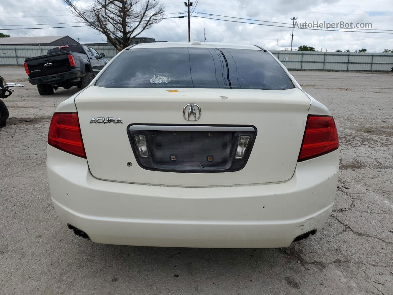 2005 Acura Tl  Белый vin: 19UUA66235A072677