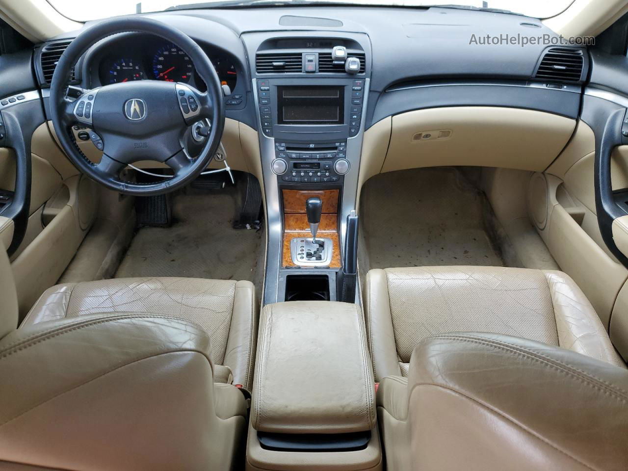 2005 Acura Tl  Белый vin: 19UUA66235A072677