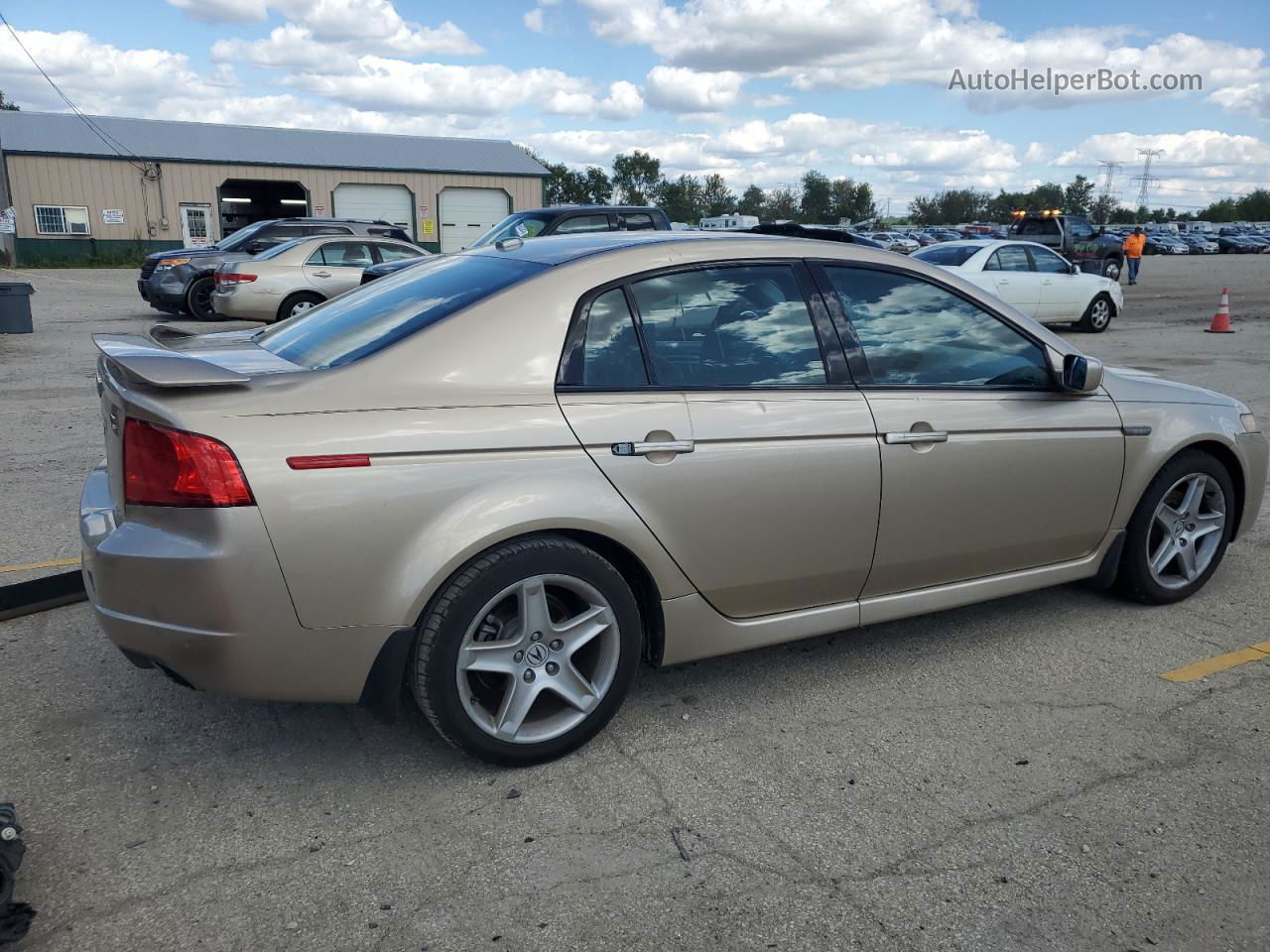 2005 Acura Tl  Tan vin: 19UUA66235A072761