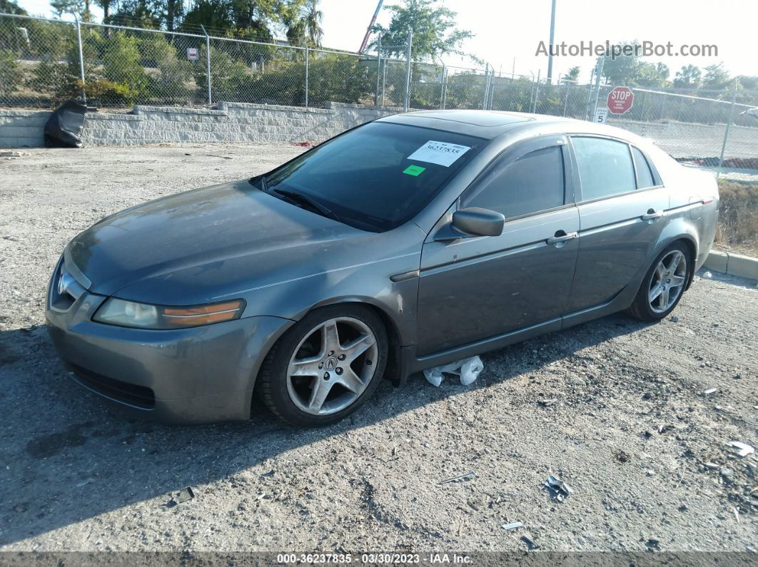 2005 Acura Tl   Gray vin: 19UUA66235A077751