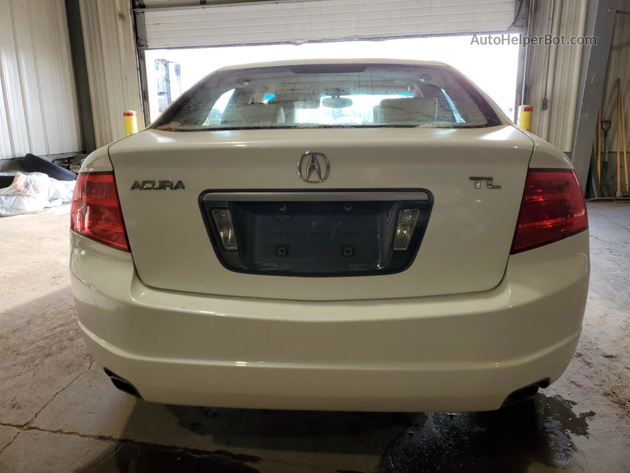 2005 Acura Tl  White vin: 19UUA66235A800434