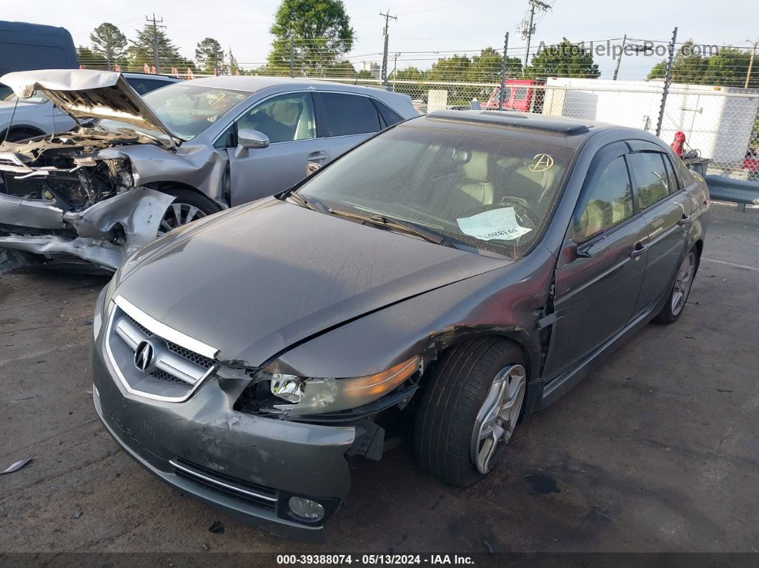 2008 Acura Tl 3.2 Gray vin: 19UUA66238A009874