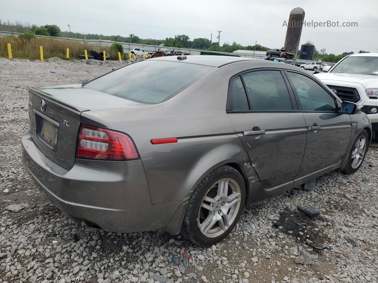 2008 Acura Tl  Gray vin: 19UUA66238A012614