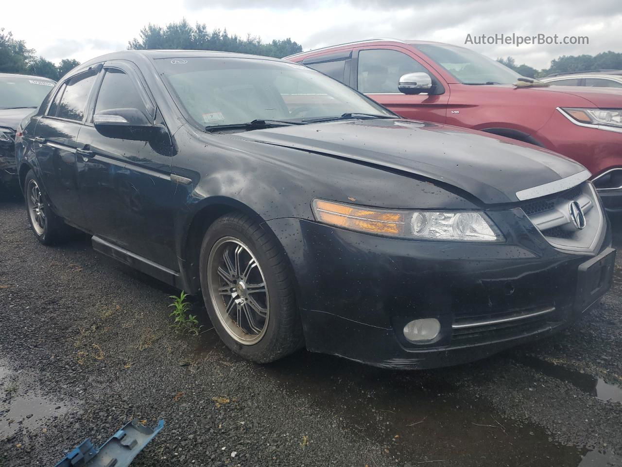 2008 Acura Tl  Черный vin: 19UUA66238A017036