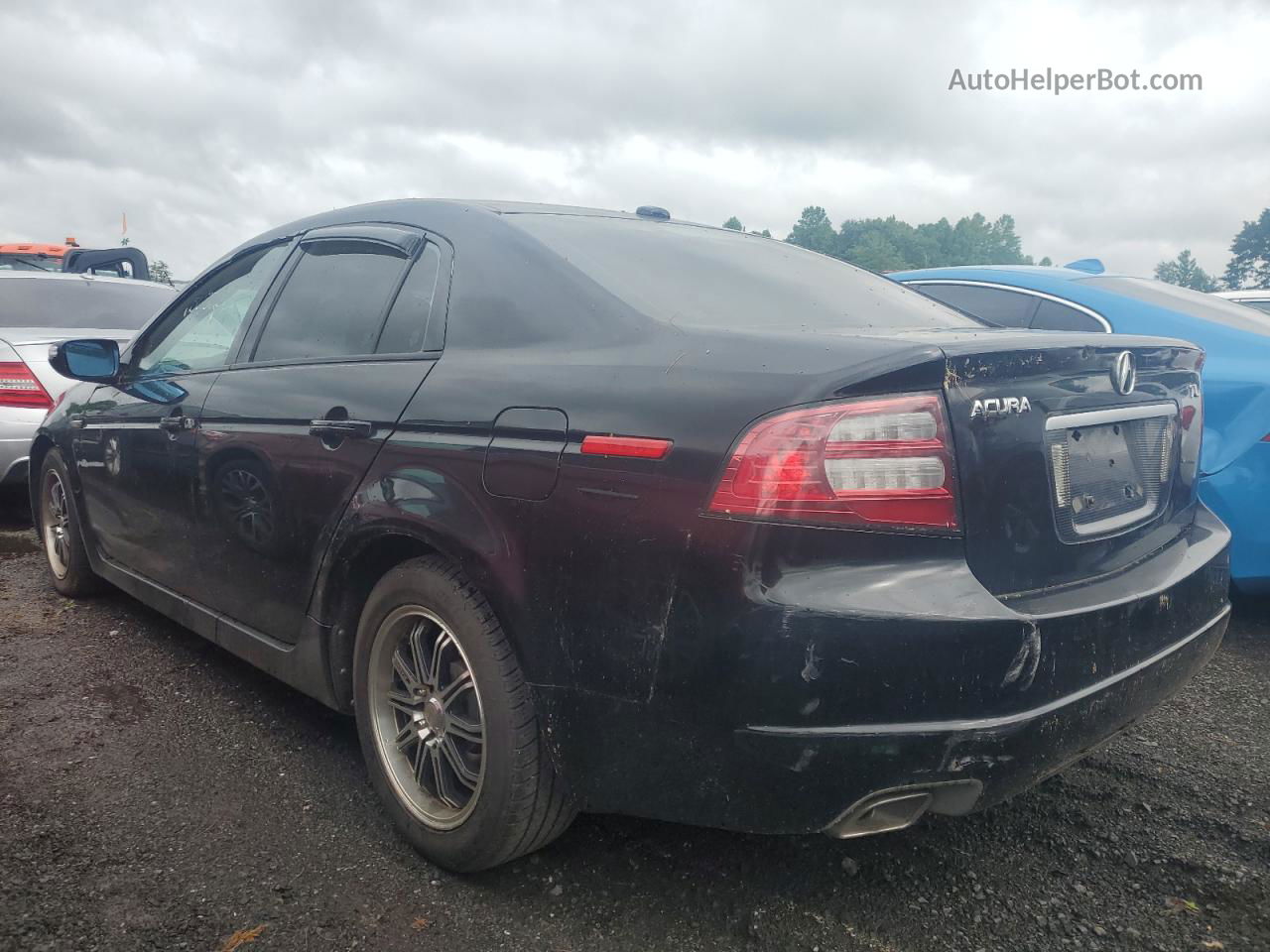 2008 Acura Tl  Черный vin: 19UUA66238A017036