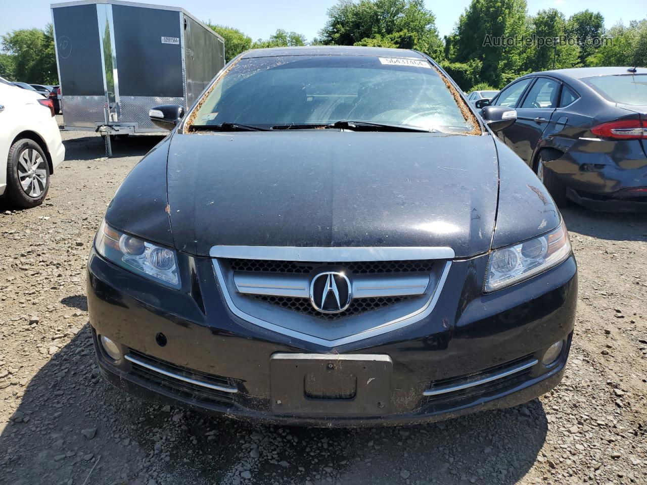 2008 Acura Tl  Черный vin: 19UUA66238A017036