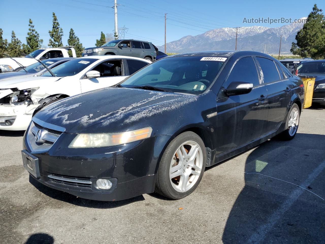 2008 Acura Tl  Black vin: 19UUA66238A022849