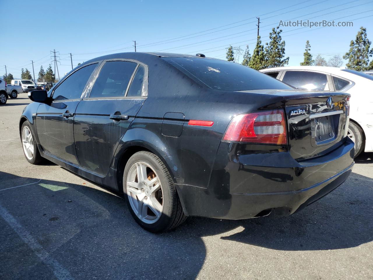 2008 Acura Tl  Black vin: 19UUA66238A022849