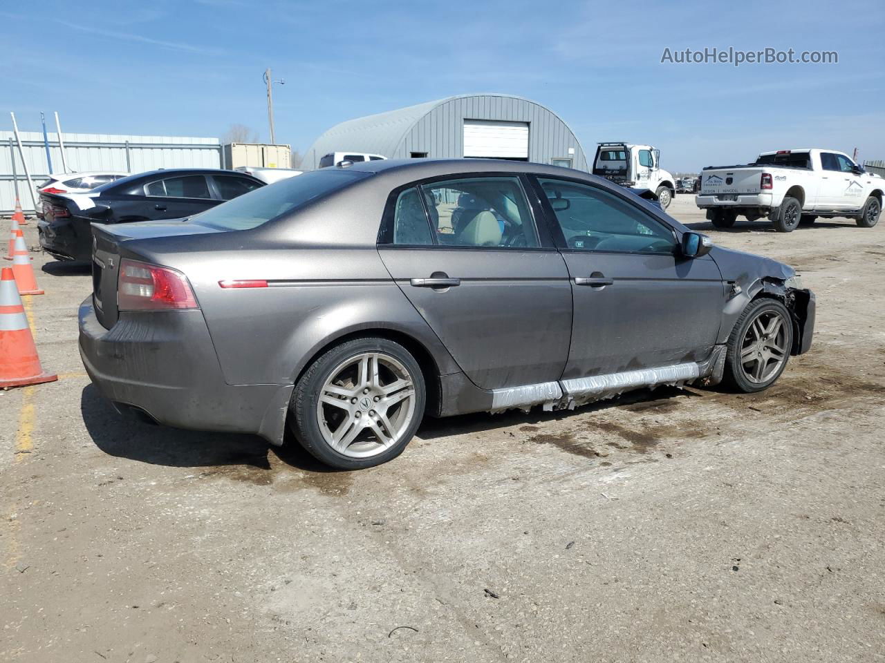 2008 Acura Tl  Gray vin: 19UUA66238A032202