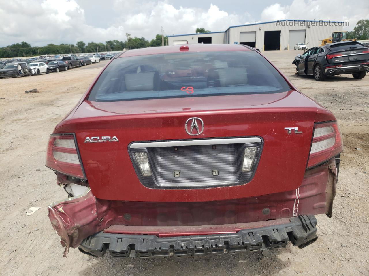 2008 Acura Tl  Burgundy vin: 19UUA66238A040851