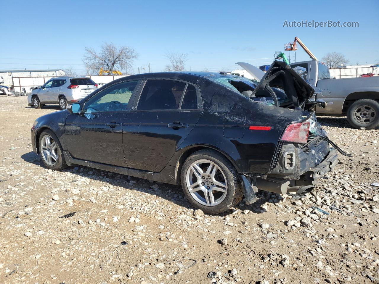 2008 Acura Tl  Black vin: 19UUA66238A041109