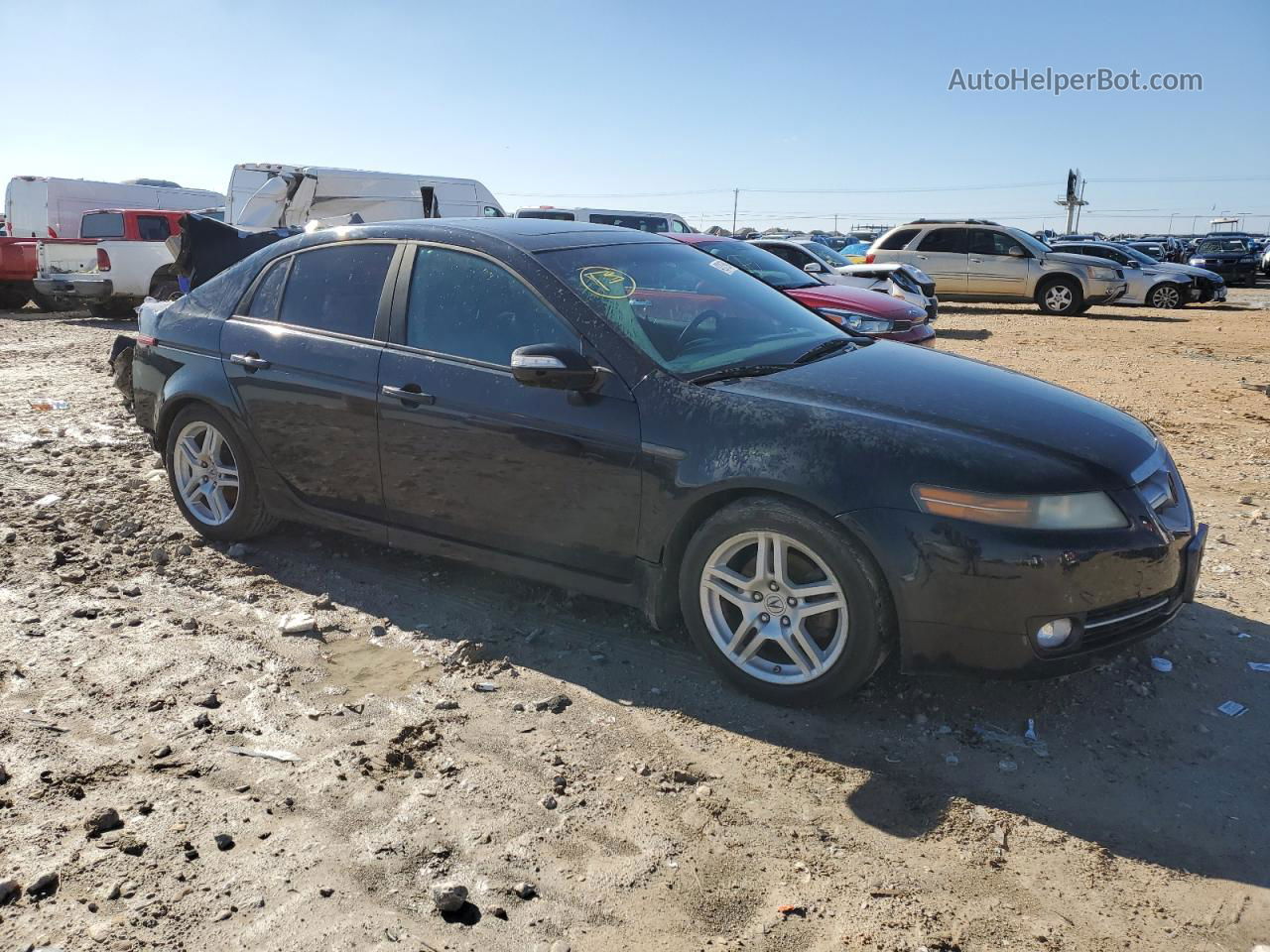 2008 Acura Tl  Black vin: 19UUA66238A041109