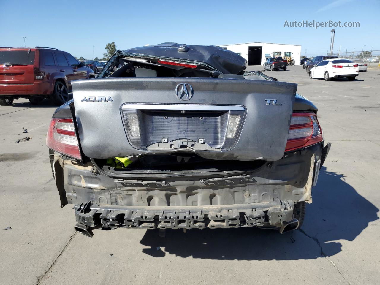 2008 Acura Tl  Gray vin: 19UUA66238A043653