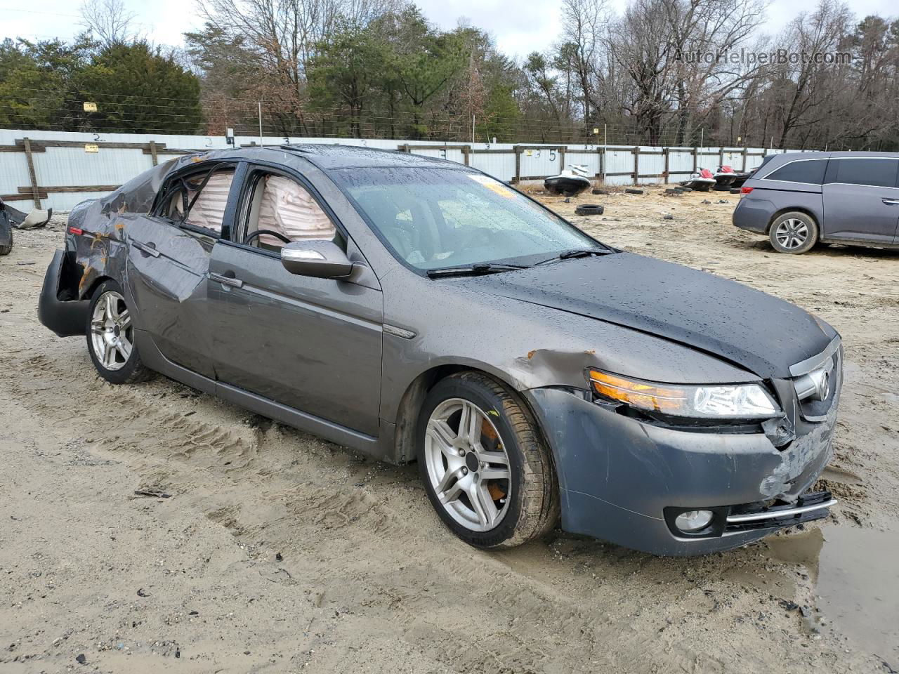 2008 Acura Tl  Gray vin: 19UUA66238A051364