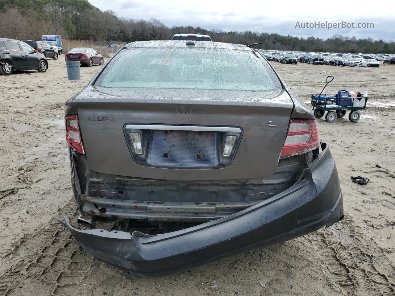 2008 Acura Tl  Gray vin: 19UUA66238A051364