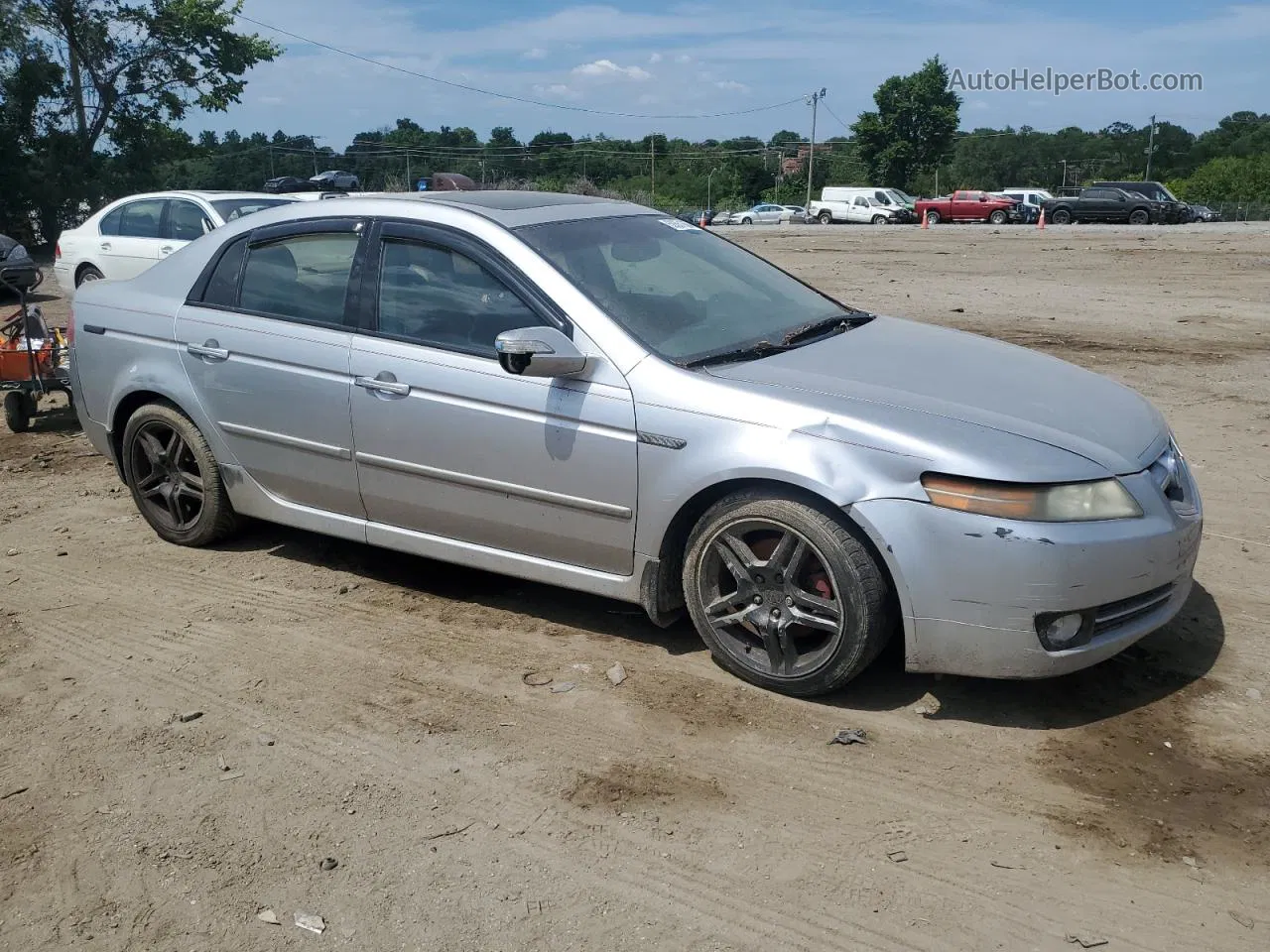 2008 Acura Tl  Silver vin: 19UUA66238A053261